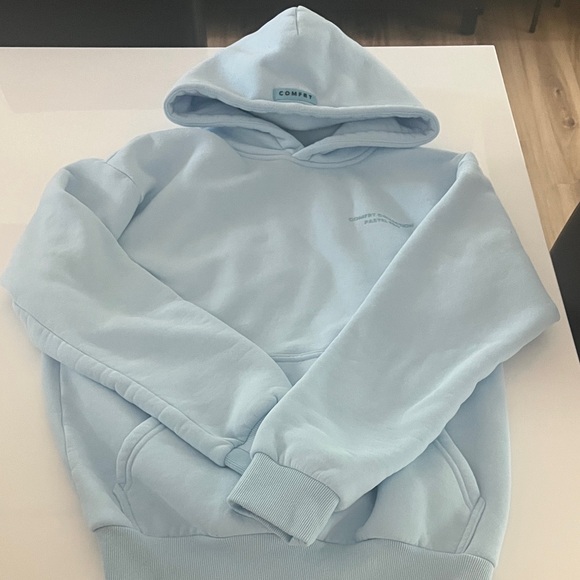 Comfy Light Blue Hoodie for Women - Picture 1 of 1